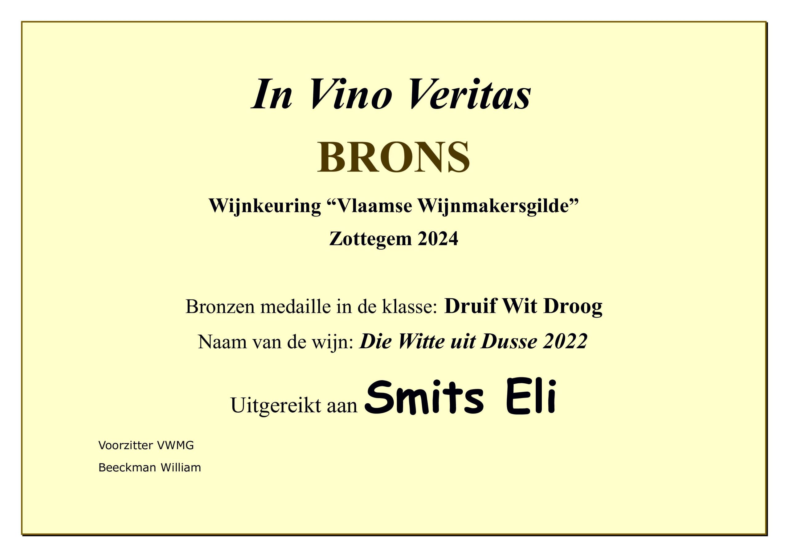 Smits Eli brons1