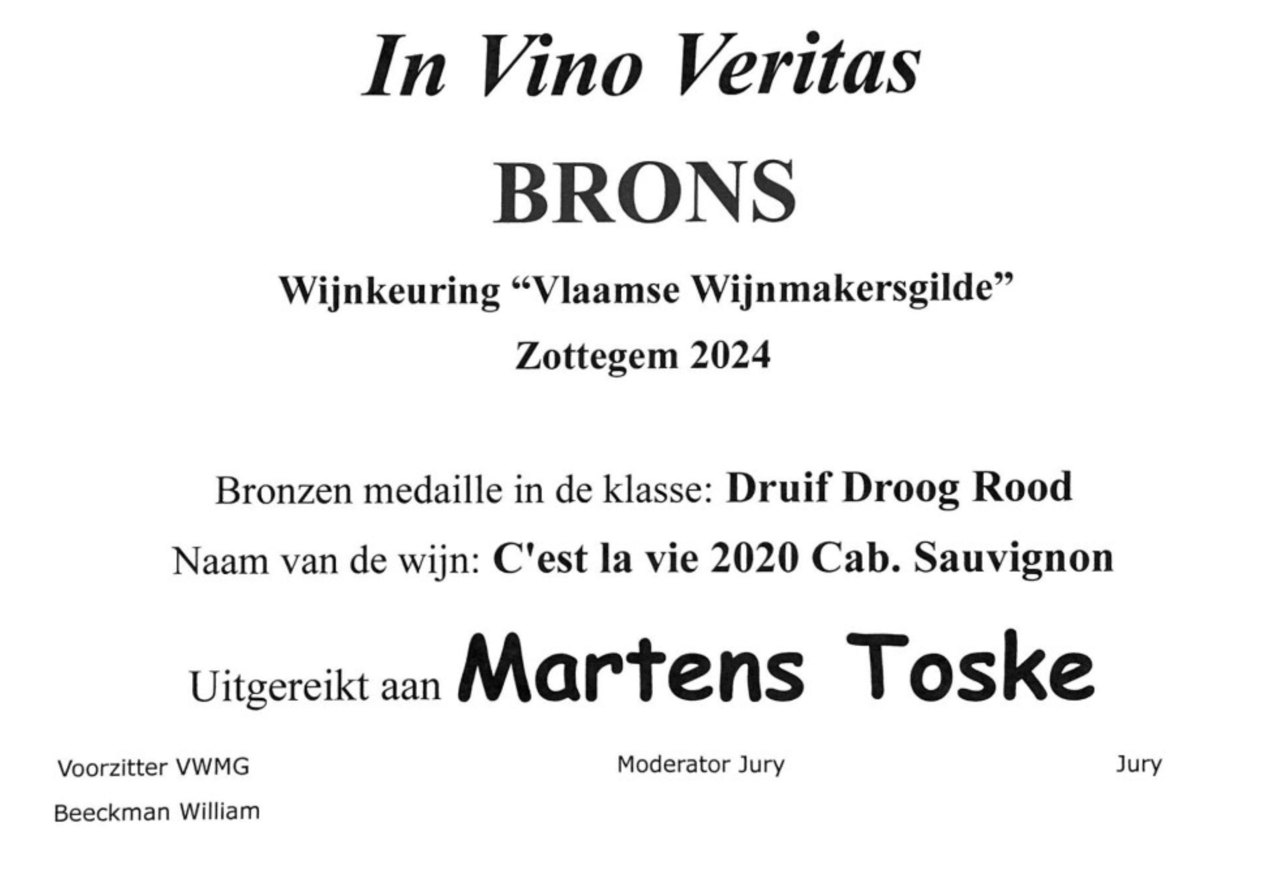 Toske Martens Brons3